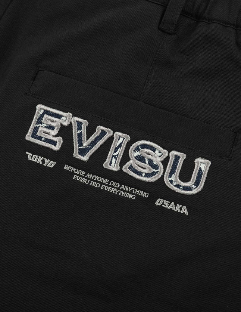 SEAGULL AND LOGO APPLIQUÉ EMBROIDERY RELAX FIT SHORTS 7