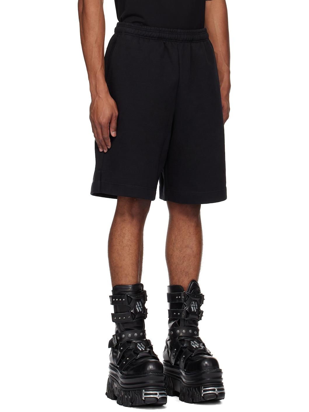 Black Oval Logo Shorts - 2