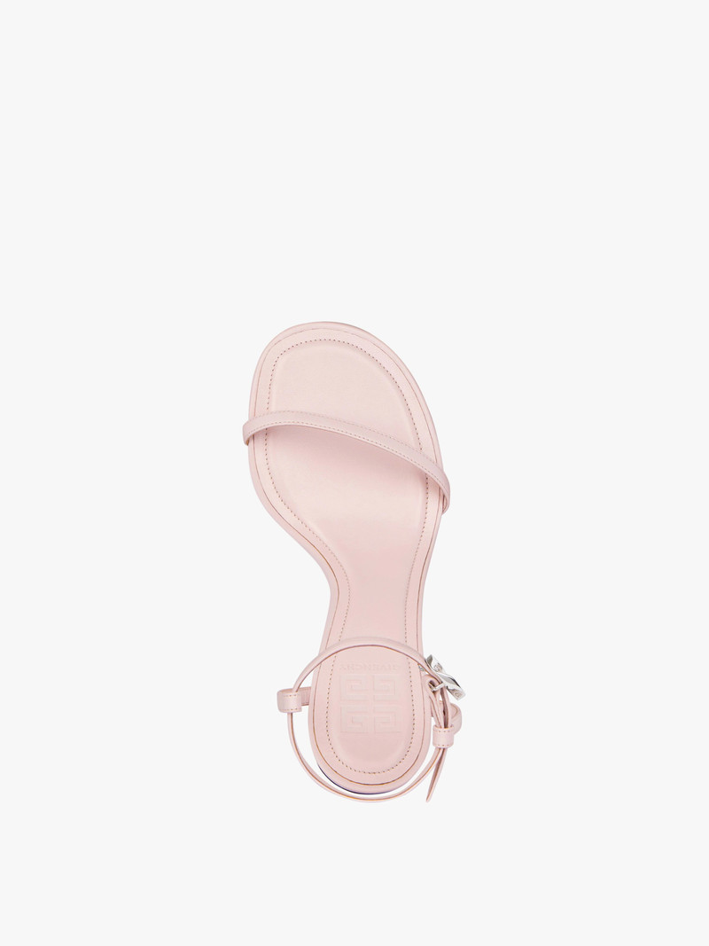 G CUBE SANDALS IN LEATHER 4