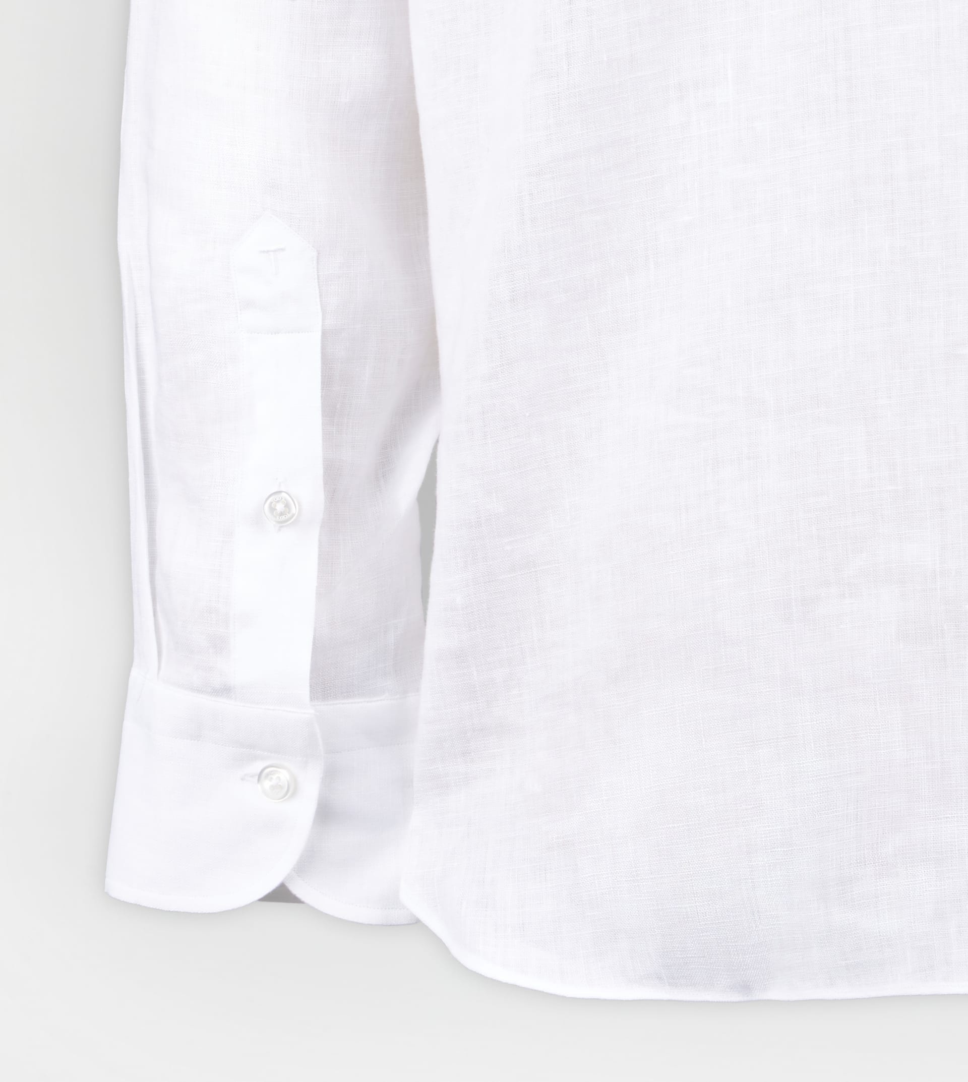 SHIRT IN LINEN - WHITE - 4