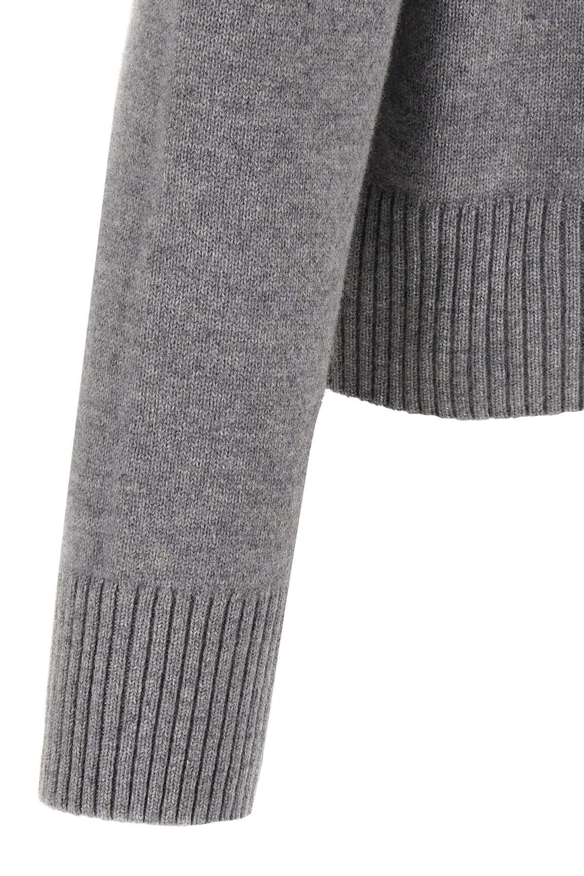 Puff logo patch sweater - 4