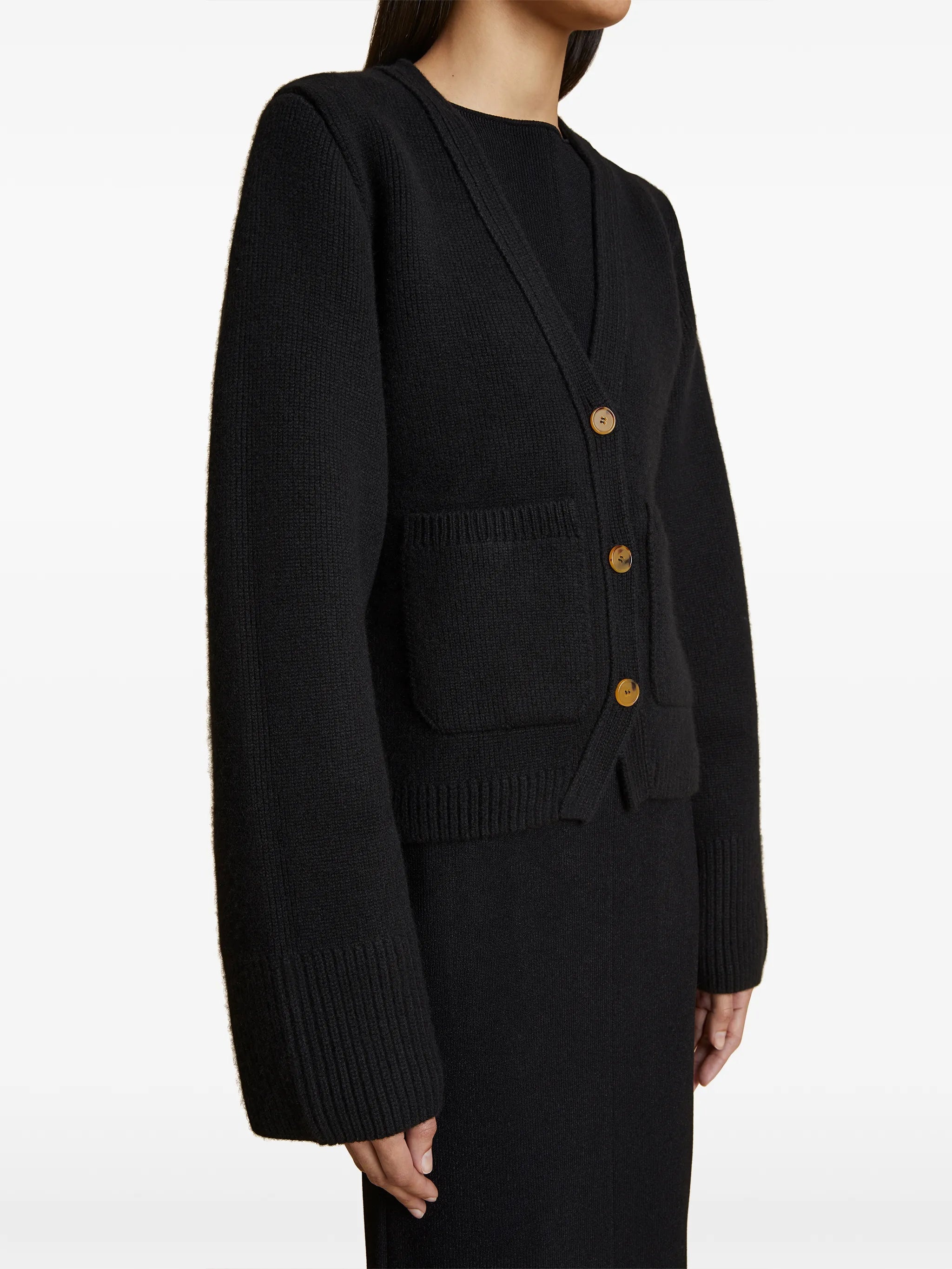 Khaite The Scarlet Cashmere-blend Cardigan - 2
