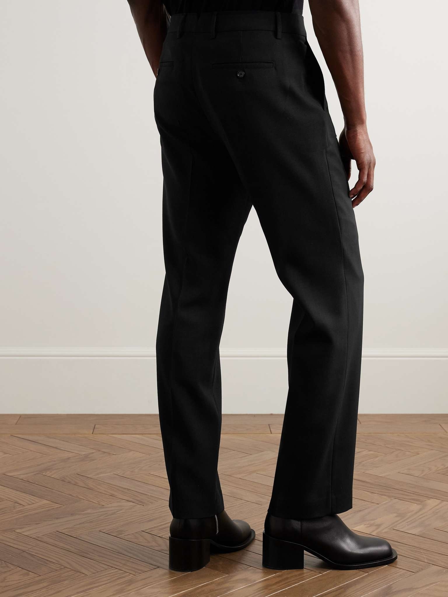 Straight-Leg Virgin Wool-Gabardine Trousers - 4