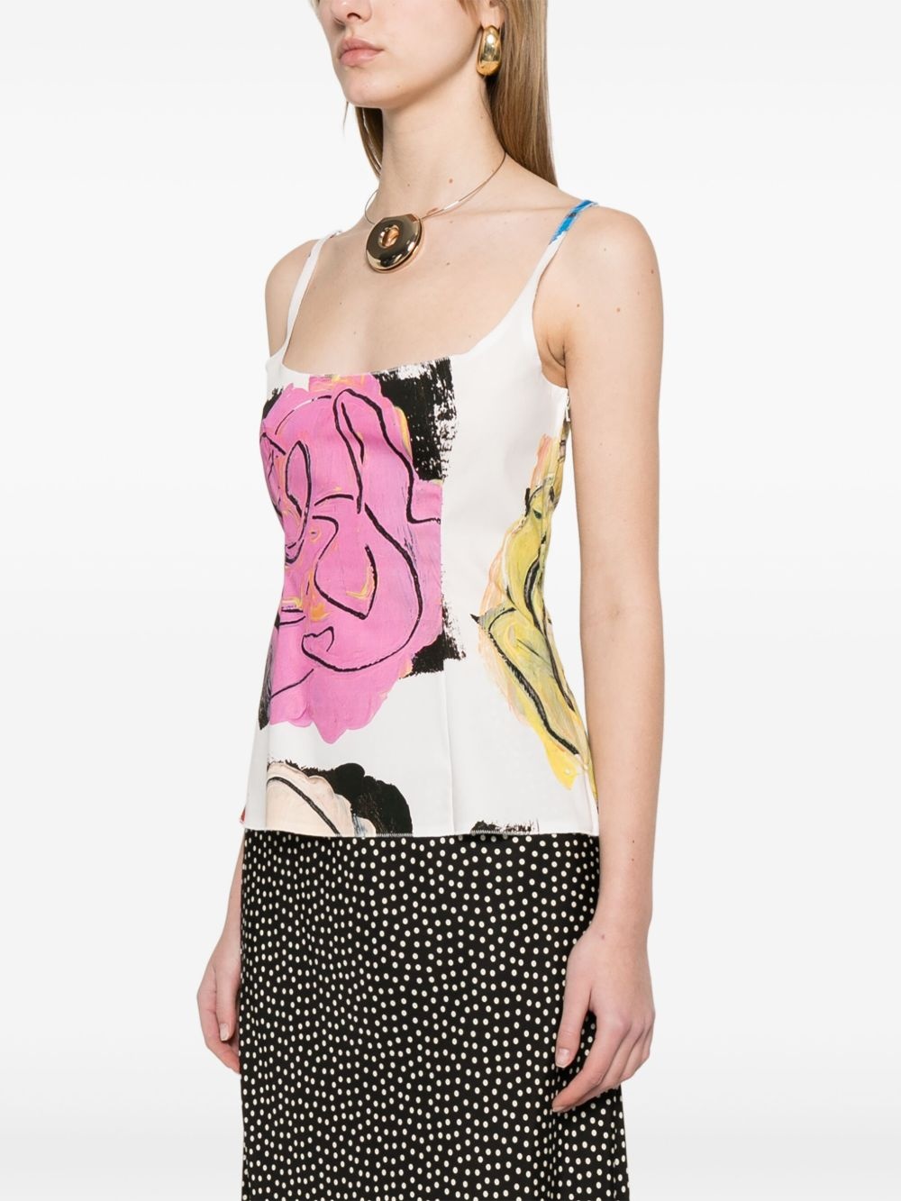illustration-print top - 3