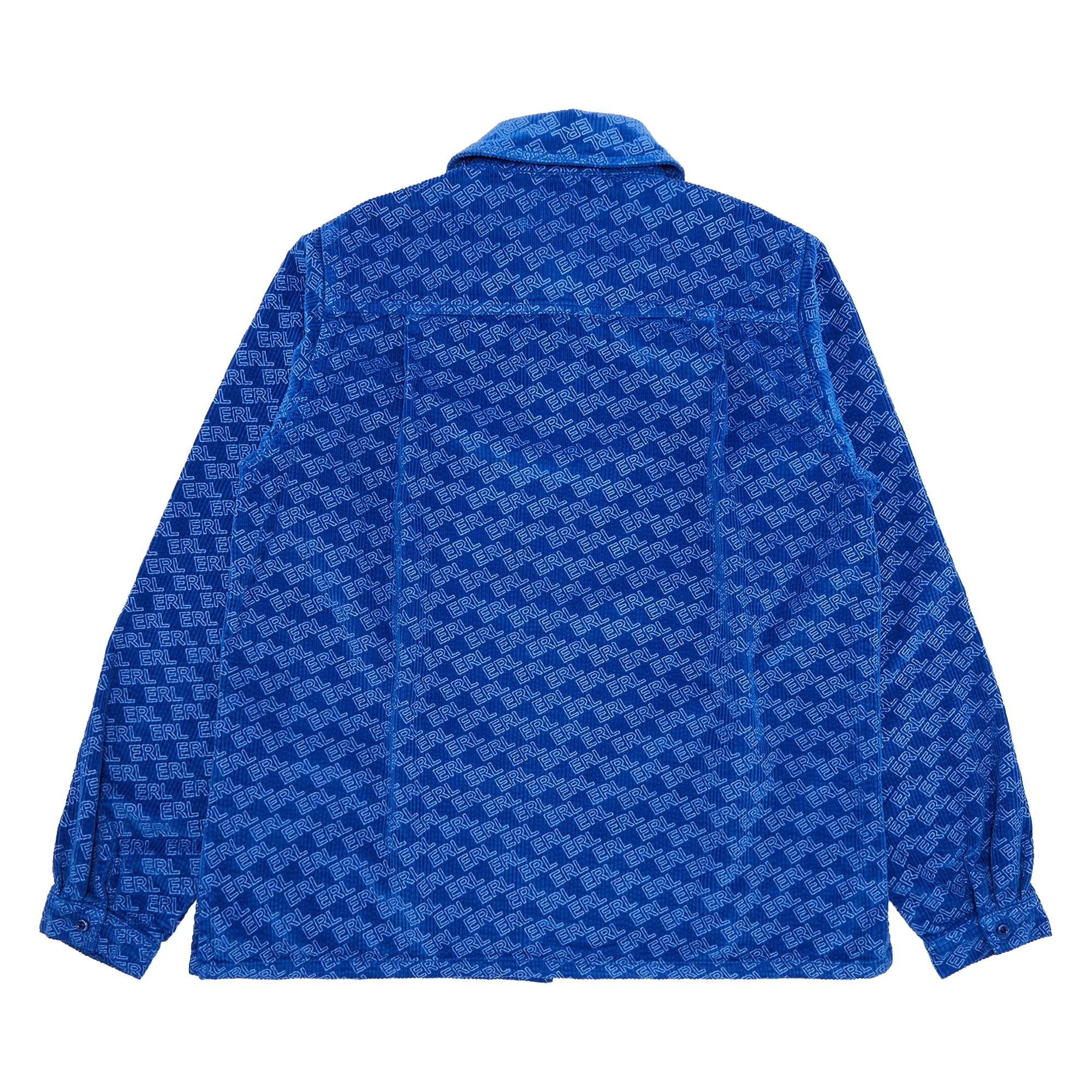 ERL Corduroy Embossed Shirt 'Blue' - 2