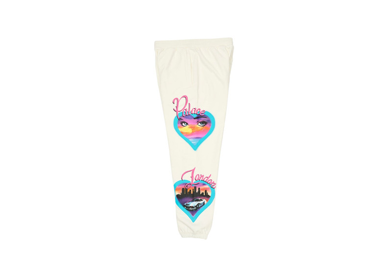 PALACE PALACE FOREVER JOGGER WHITE outlook