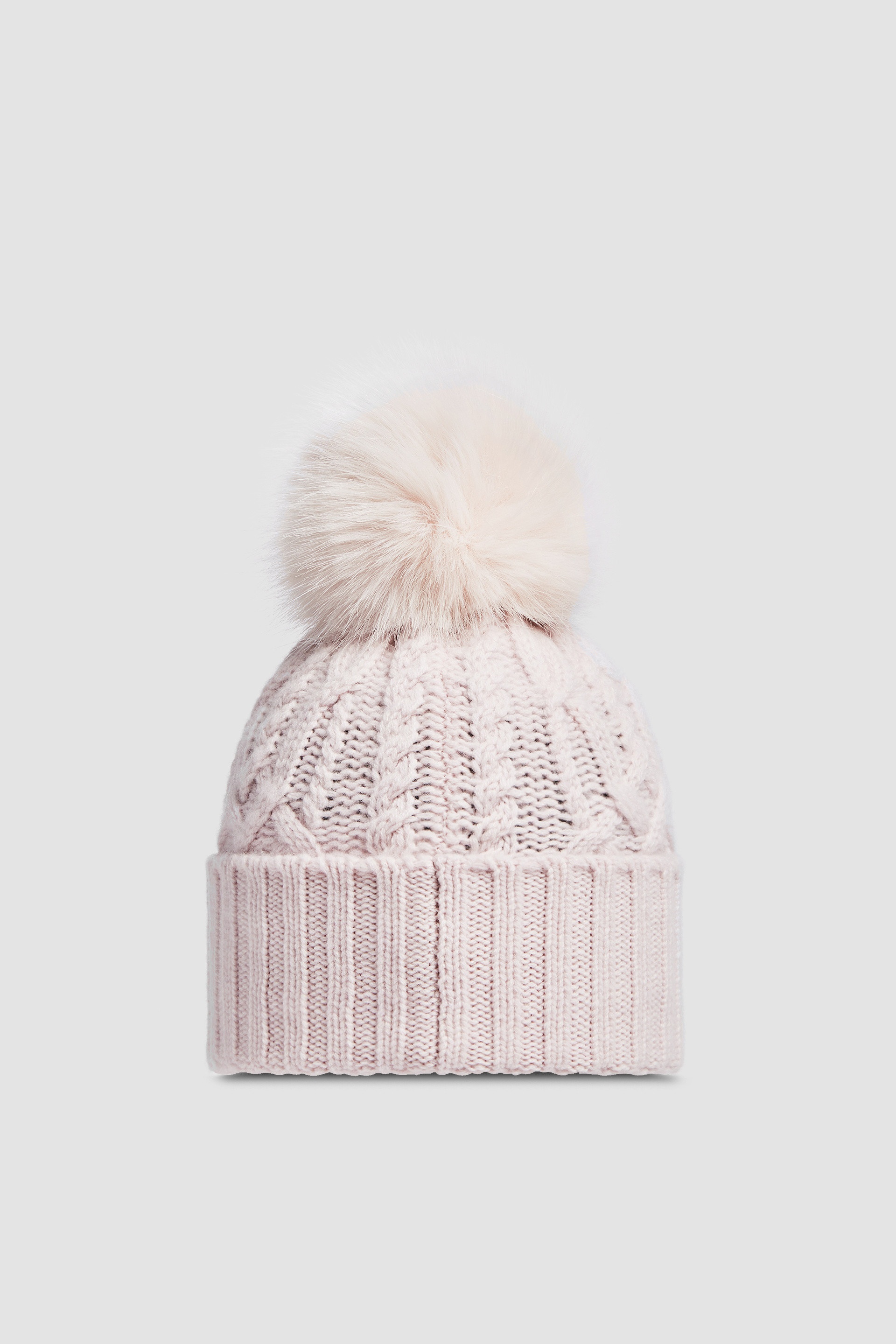 Wool & Cashmere Beanie with Pom Pom - 4