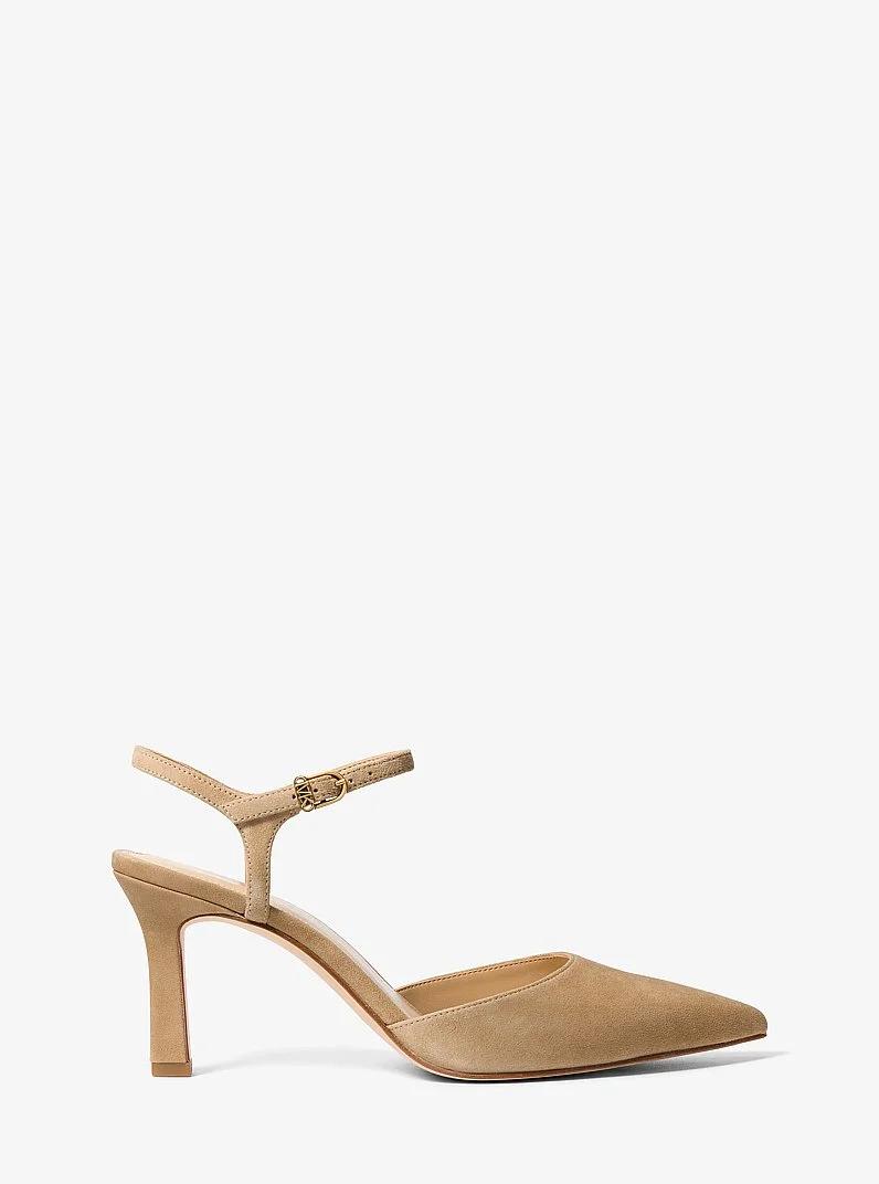 Amara Suede Slingback Pump - 1
