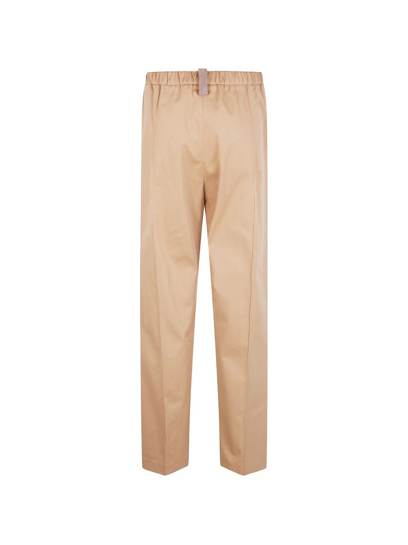 FABIANA FILIPPI elasticated embellished trousers outlook