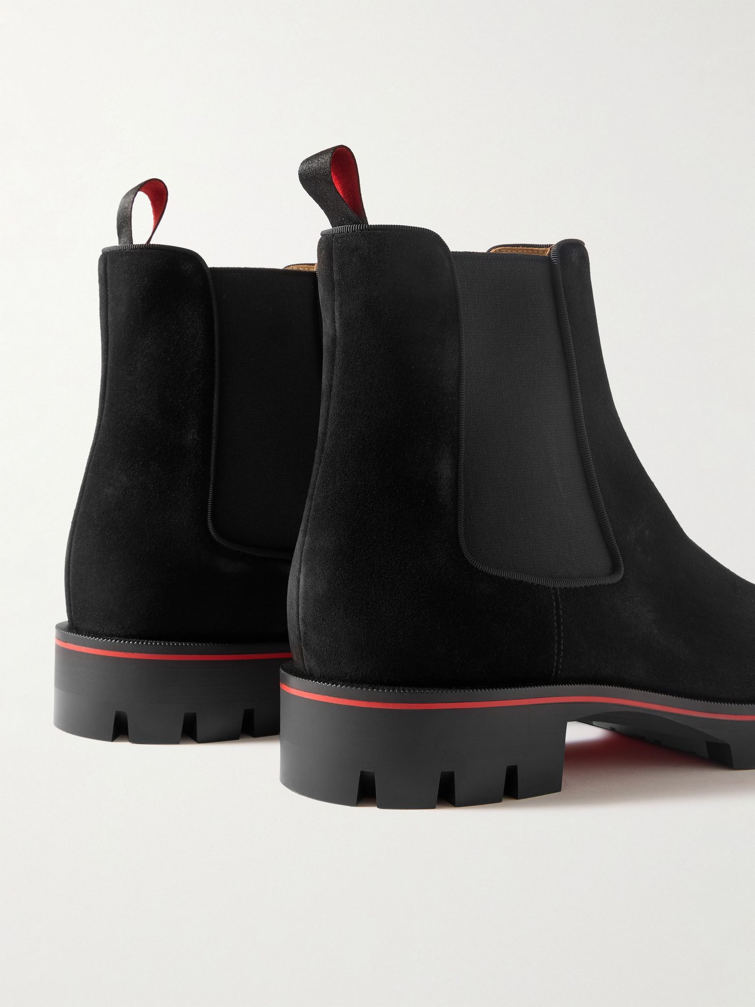 Alpinosol Suede Chelsea Boots Black - 5