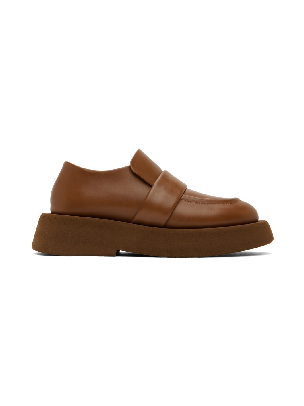 Tan Gomme Gommellone Loafers - 1