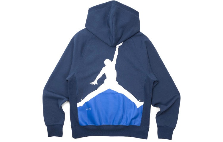 Air Jordan x Fragment Pullover Hoodie 'Navy/Sport Royal/White' DA2983-414 - 2