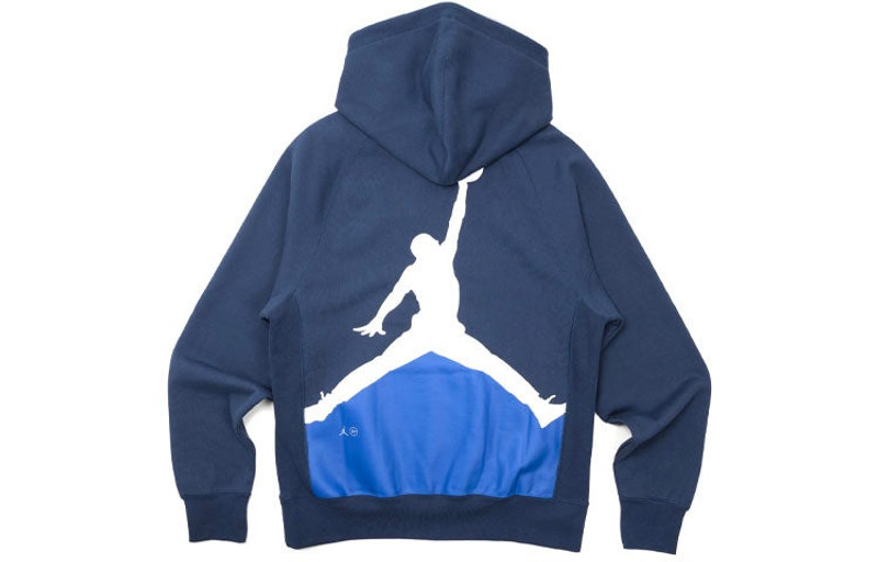 Jordan Air Jordan x Fragment Pullover Hoodie 'Navy/Sport Royal/White' DA2983-414 outlook
