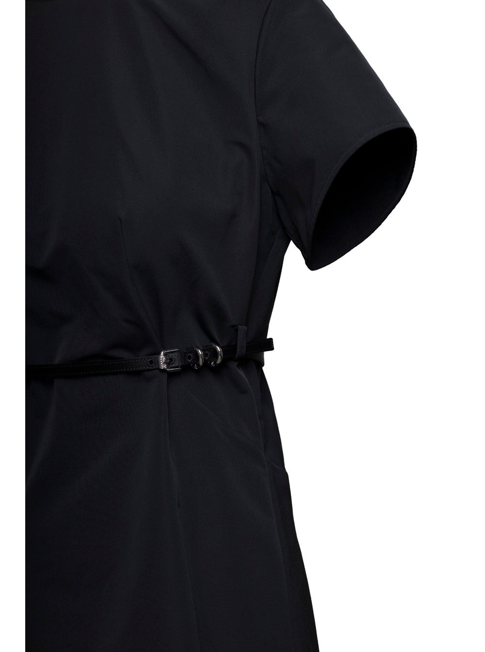 Givenchy Women Black Mini Dress With Belt In Taffeta Woman - 3