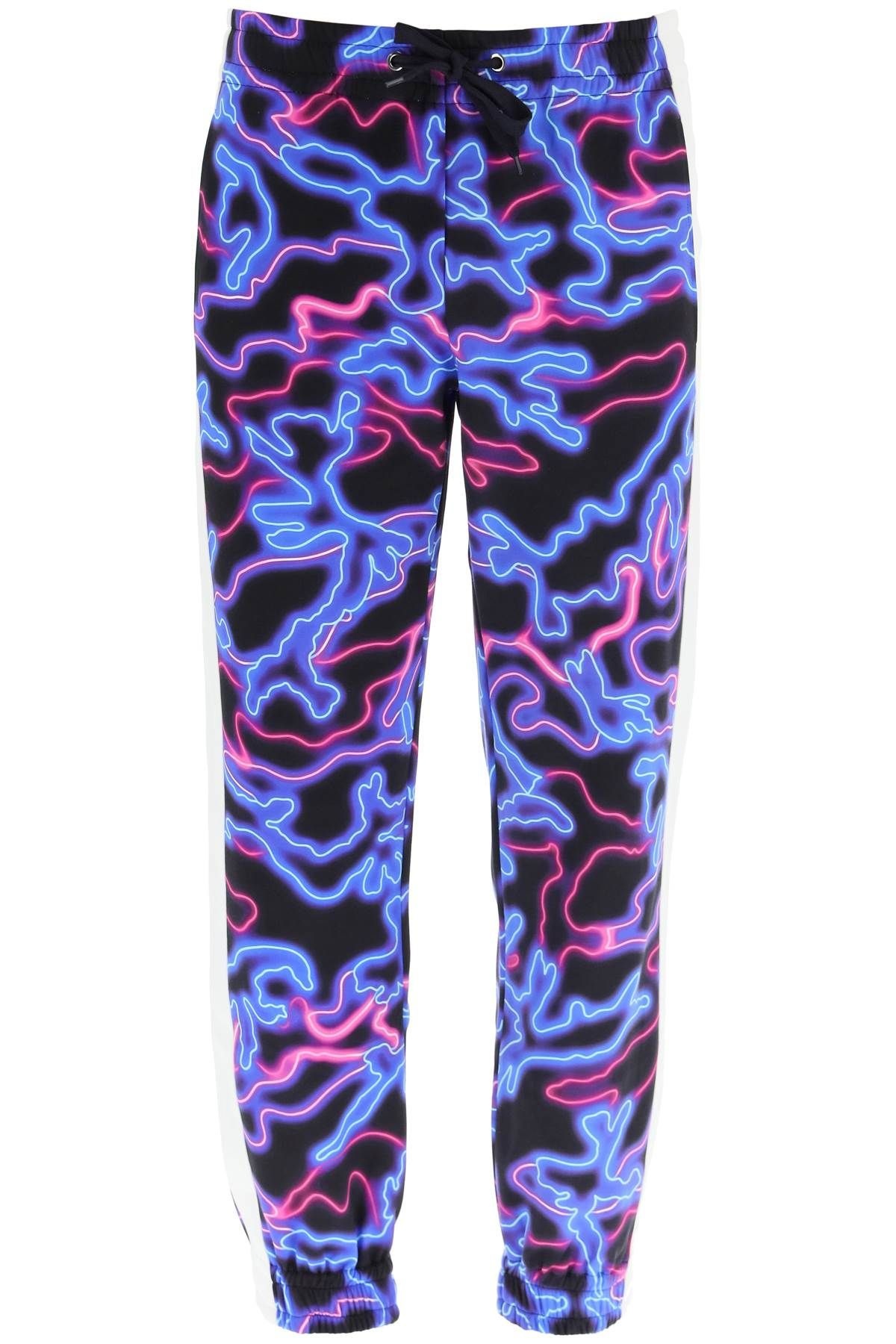 CAMOU NEON TRACKPANTS - 1