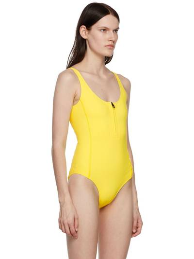 Moncler Yellow Nylon One-Piece Swimsuit outlook