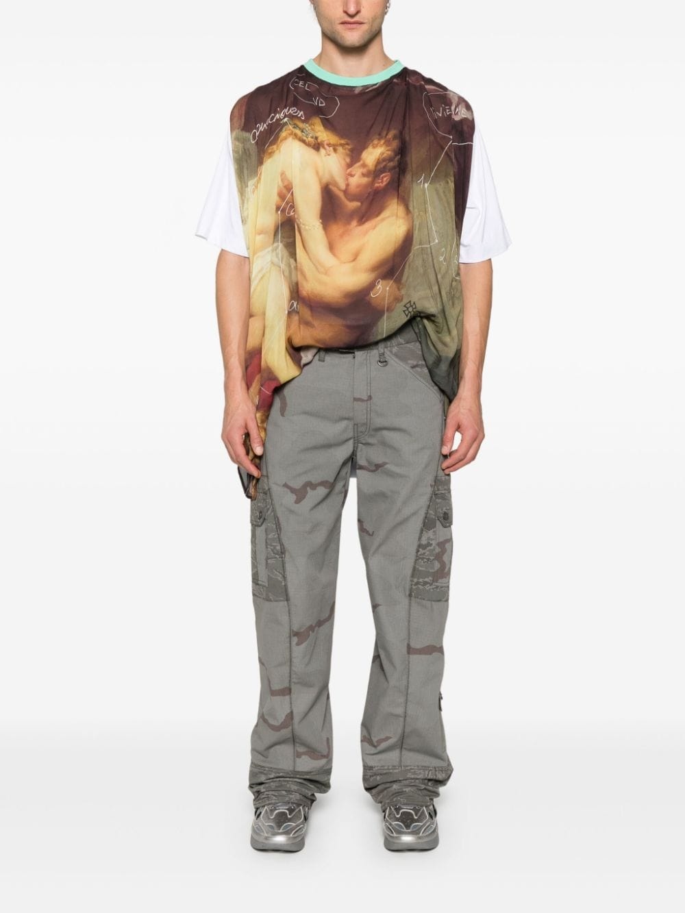 Regenerated Camo cargo trousers - 2