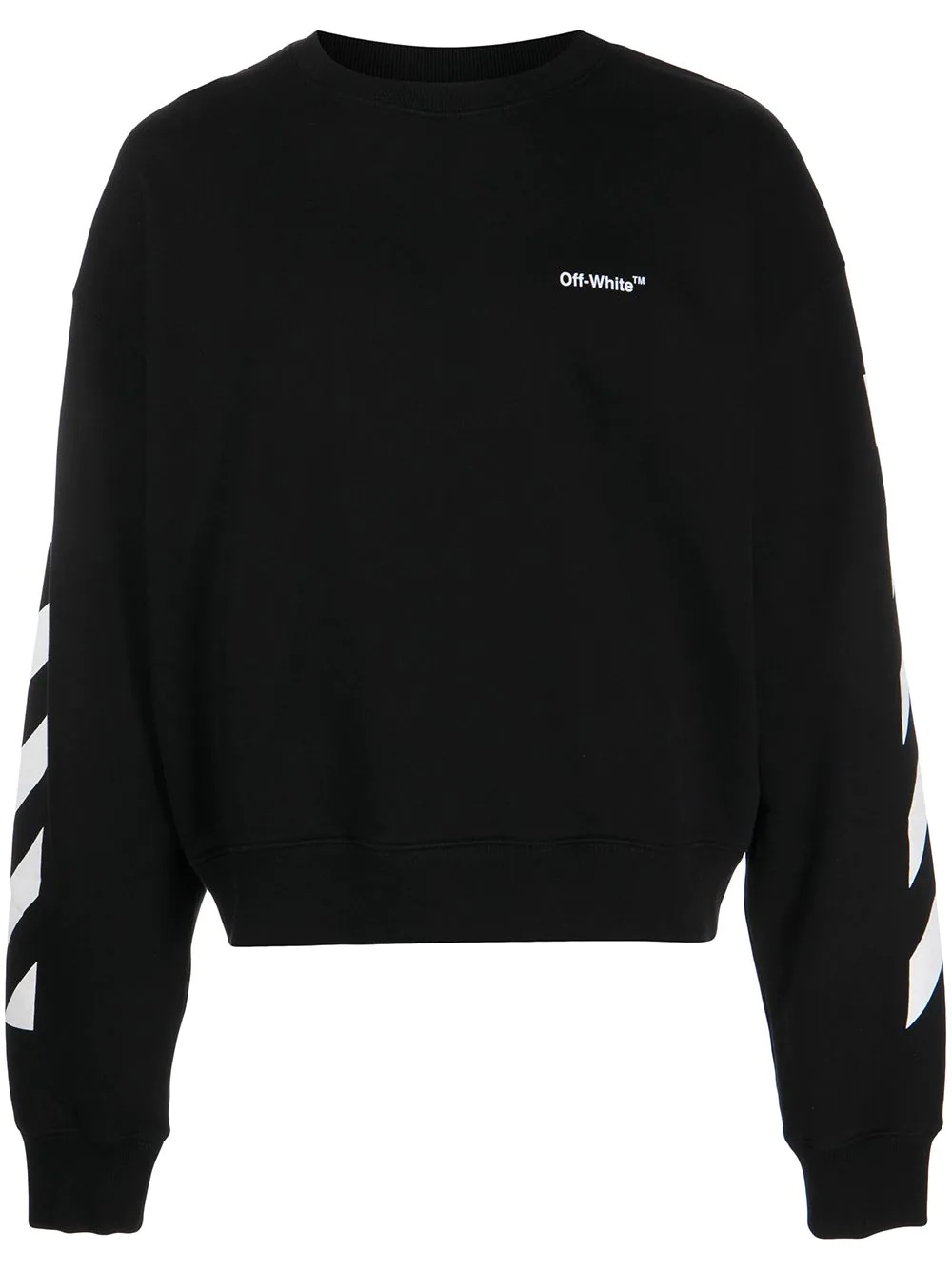 Diagonal Helvetica oversized sweatshirt - 1