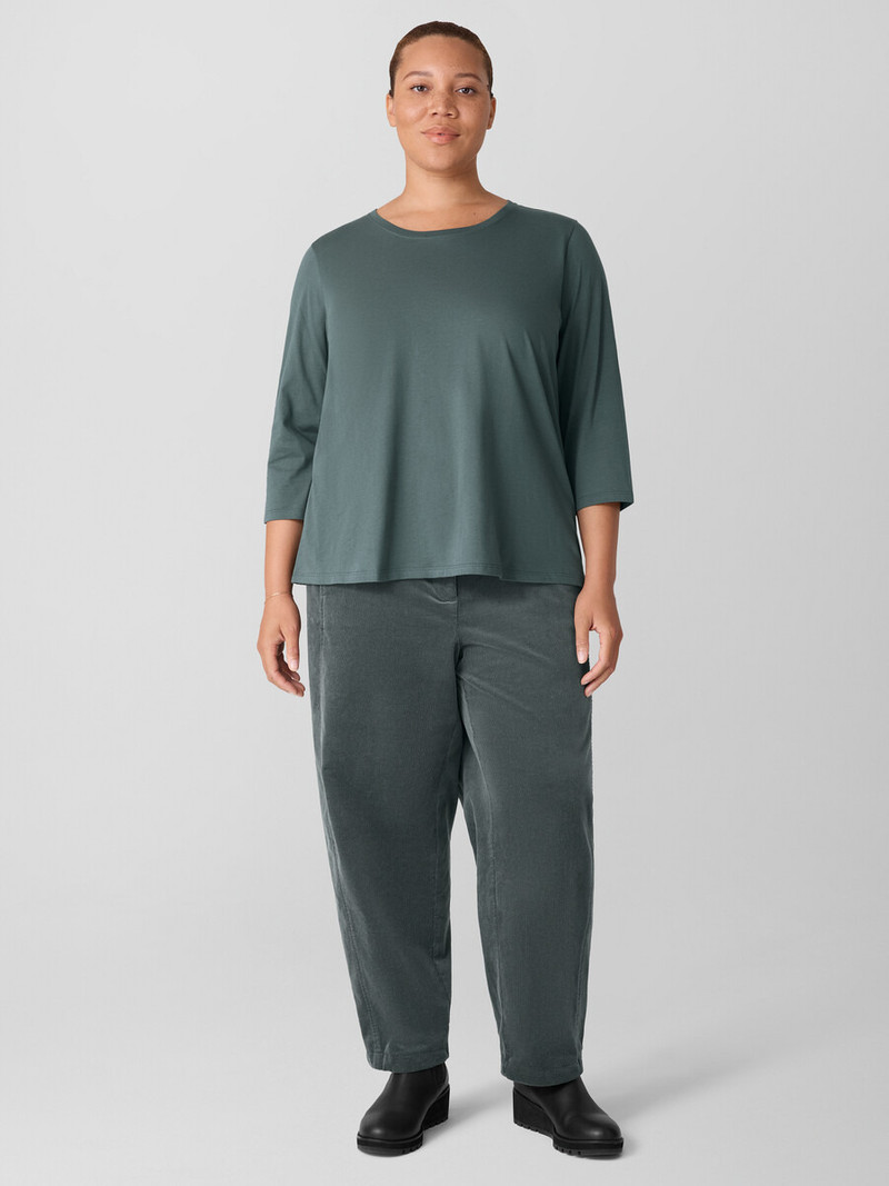 Organic Cotton Stretch Corduroy Lantern Pant 6