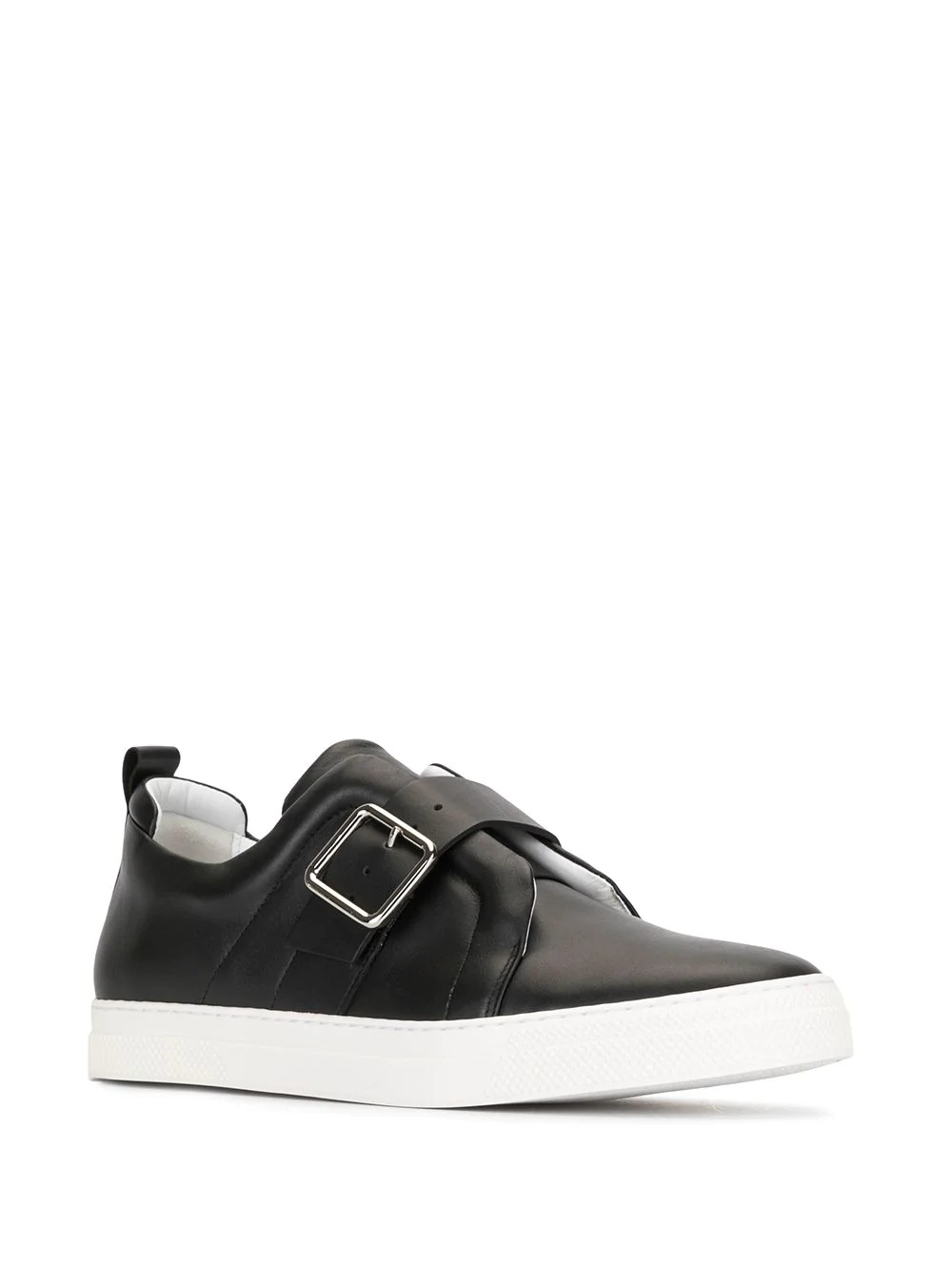 slider buckle slip-on sneakers - 2