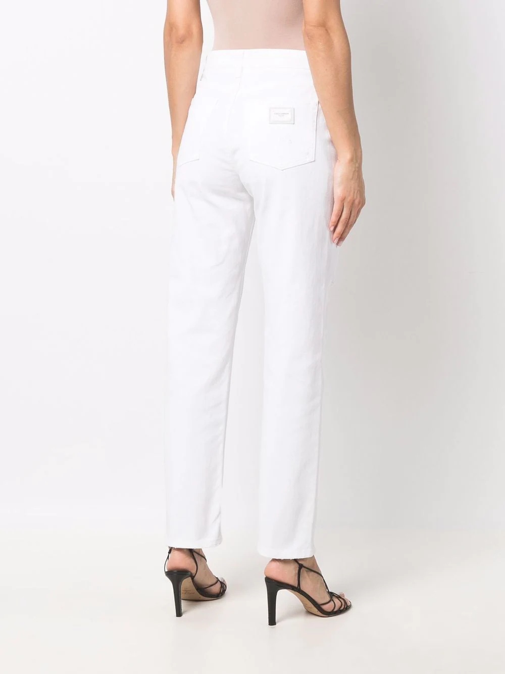 distressed boyfriend jeans - 4