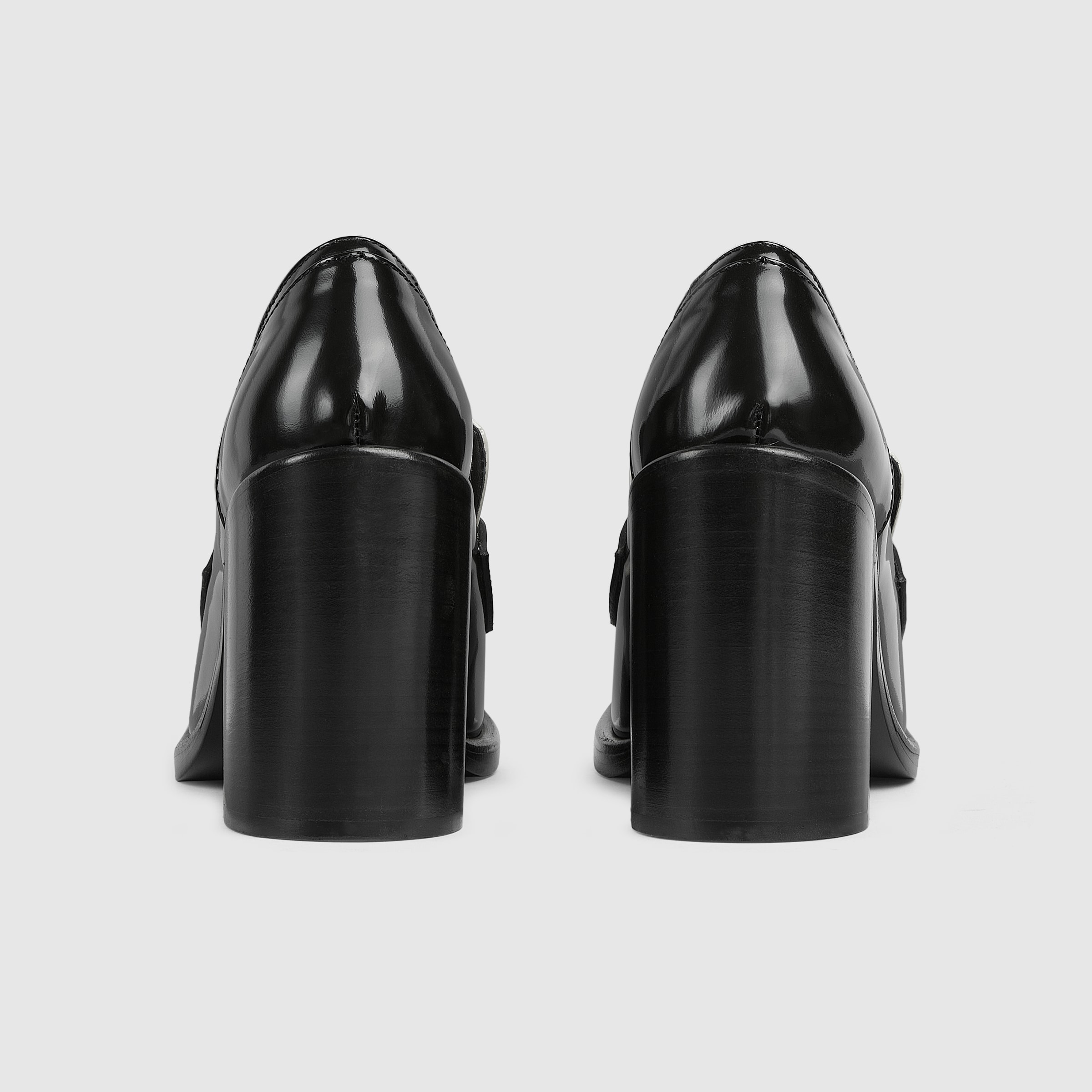 Women's heeled loafer with Horsebit - 4