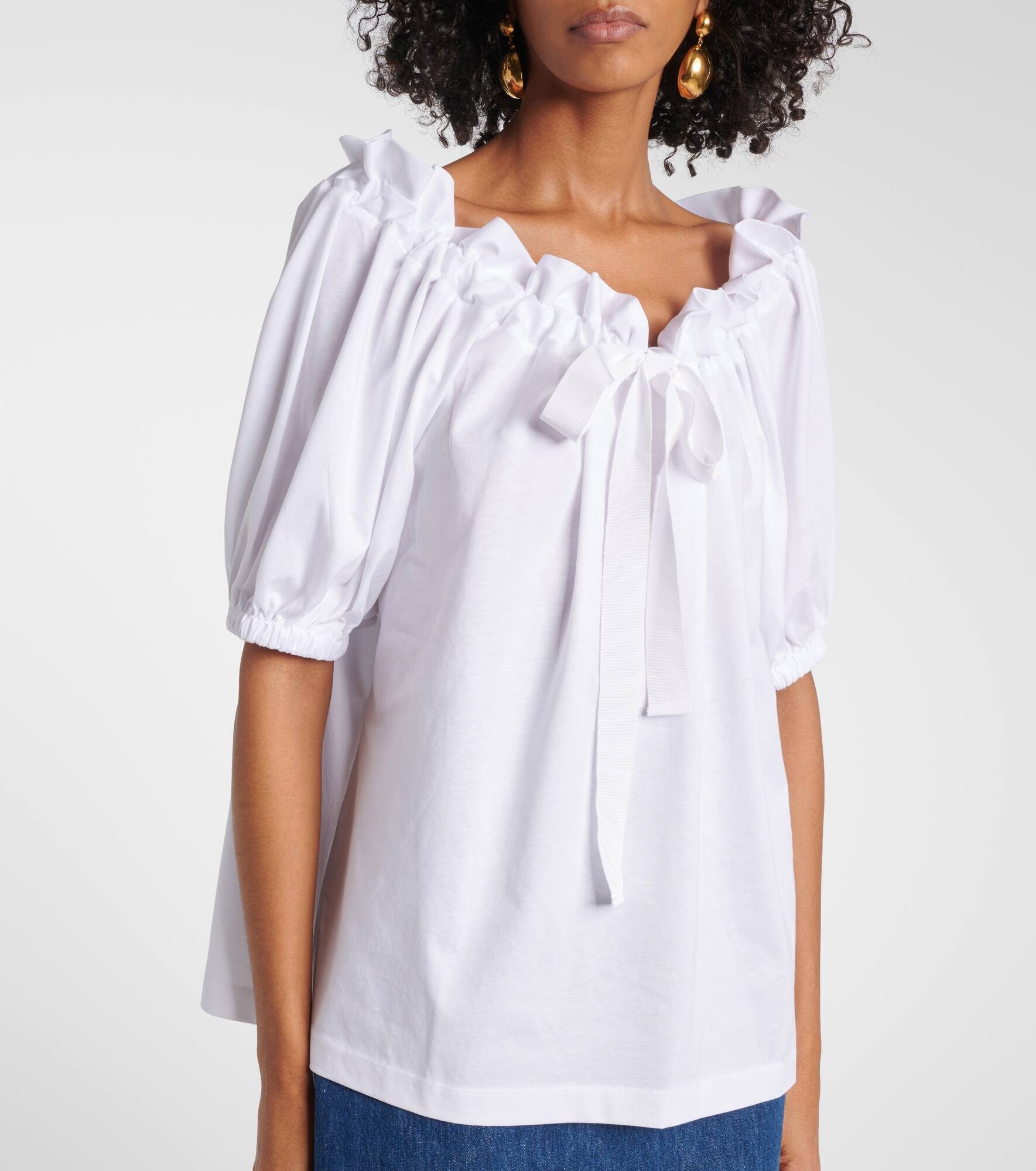 Cotton jersey top - 4