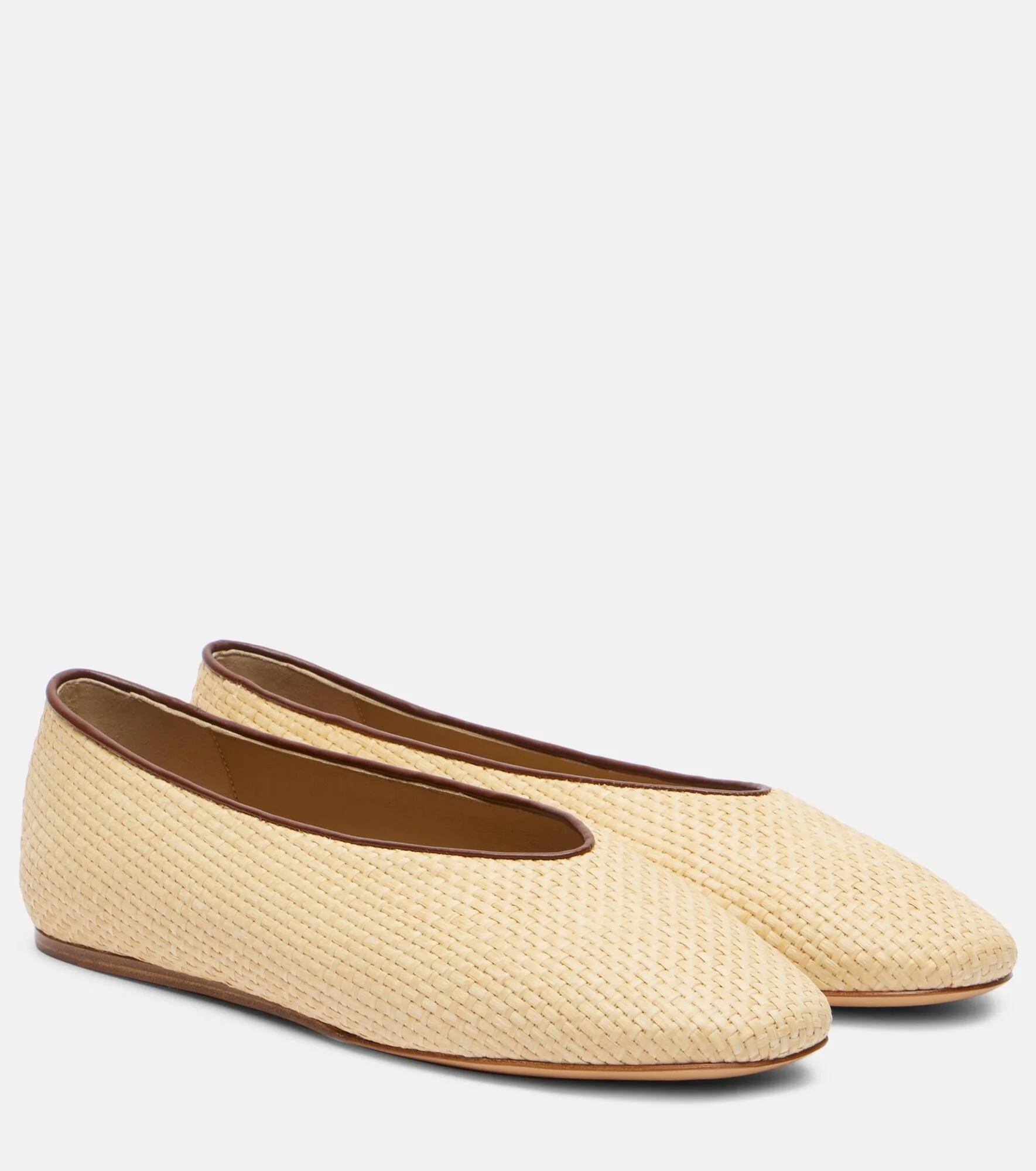 Regency raffia ballet flats - 1
