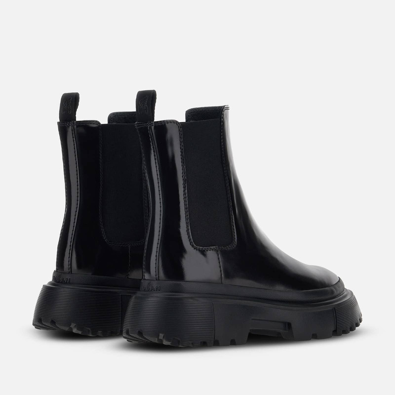 HOGAN Chelsea Boots Hogan H619 Black outlook
