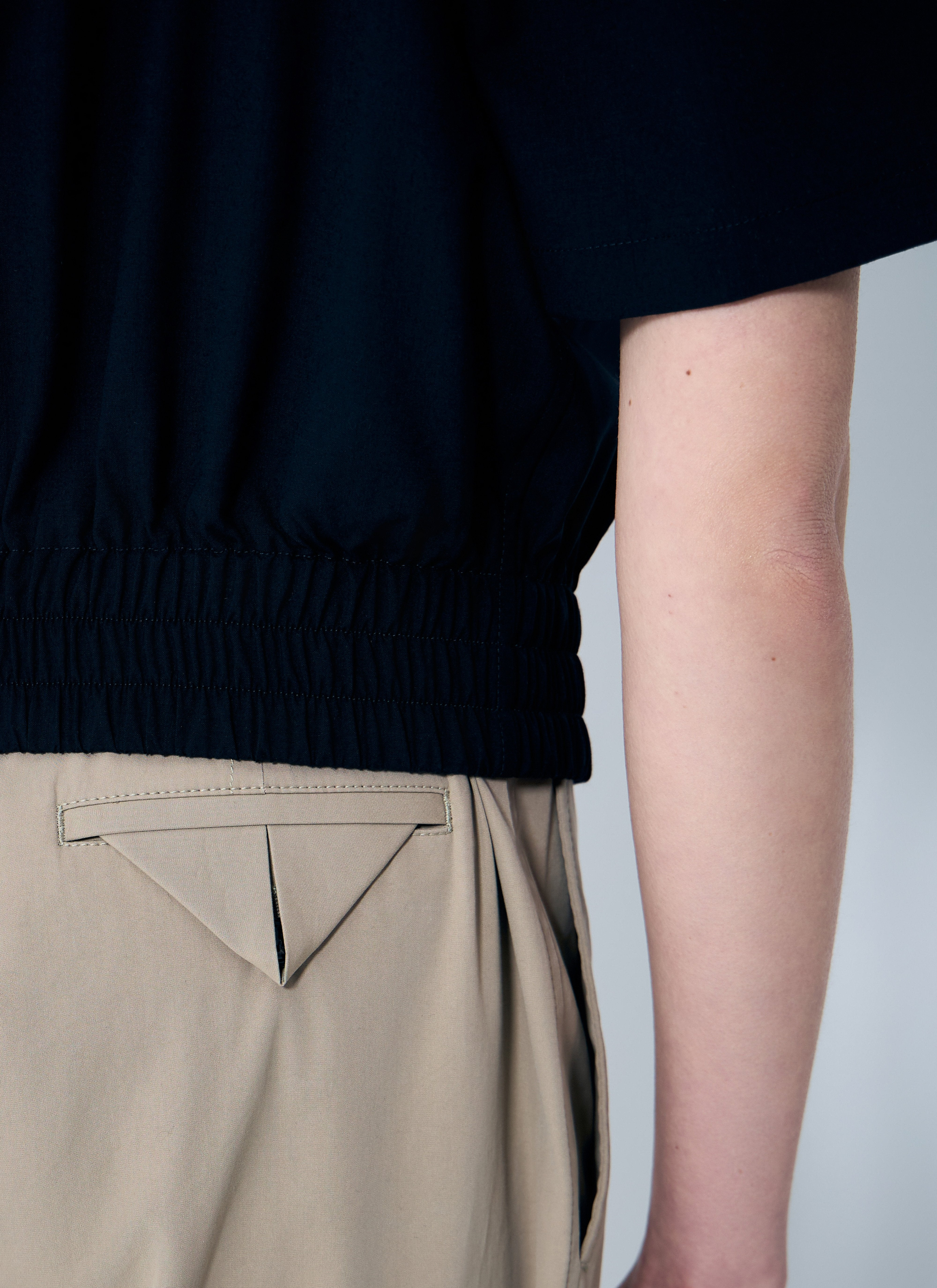 Bottega Veneta Women Wool Camp Collar Shirt - 6