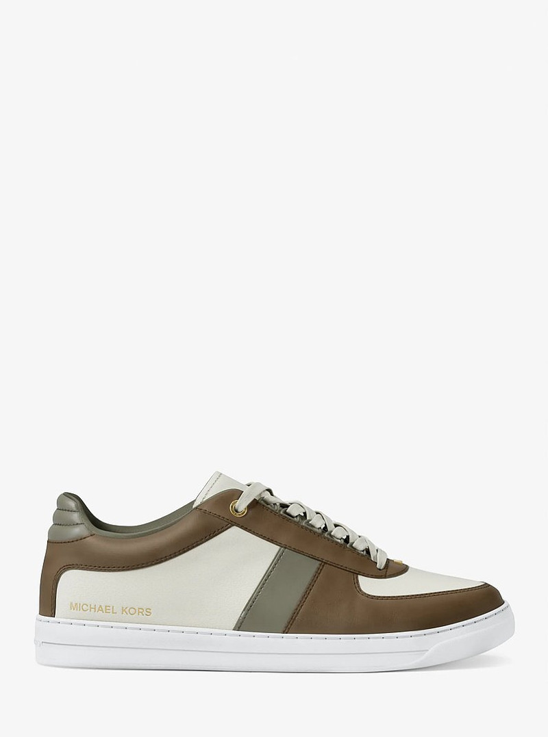 MICHAEL KORS Brady Color-Block Leather Sneaker outlook
