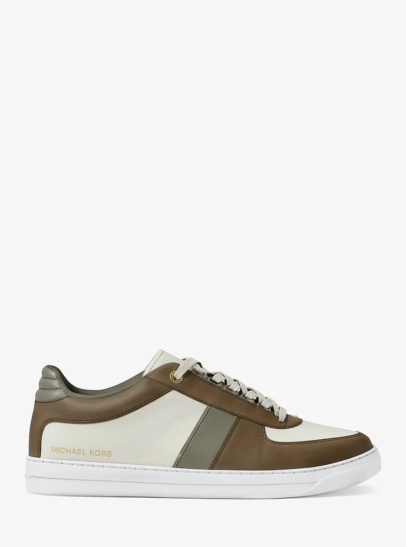 Brady Color-Block Leather Sneaker - 1