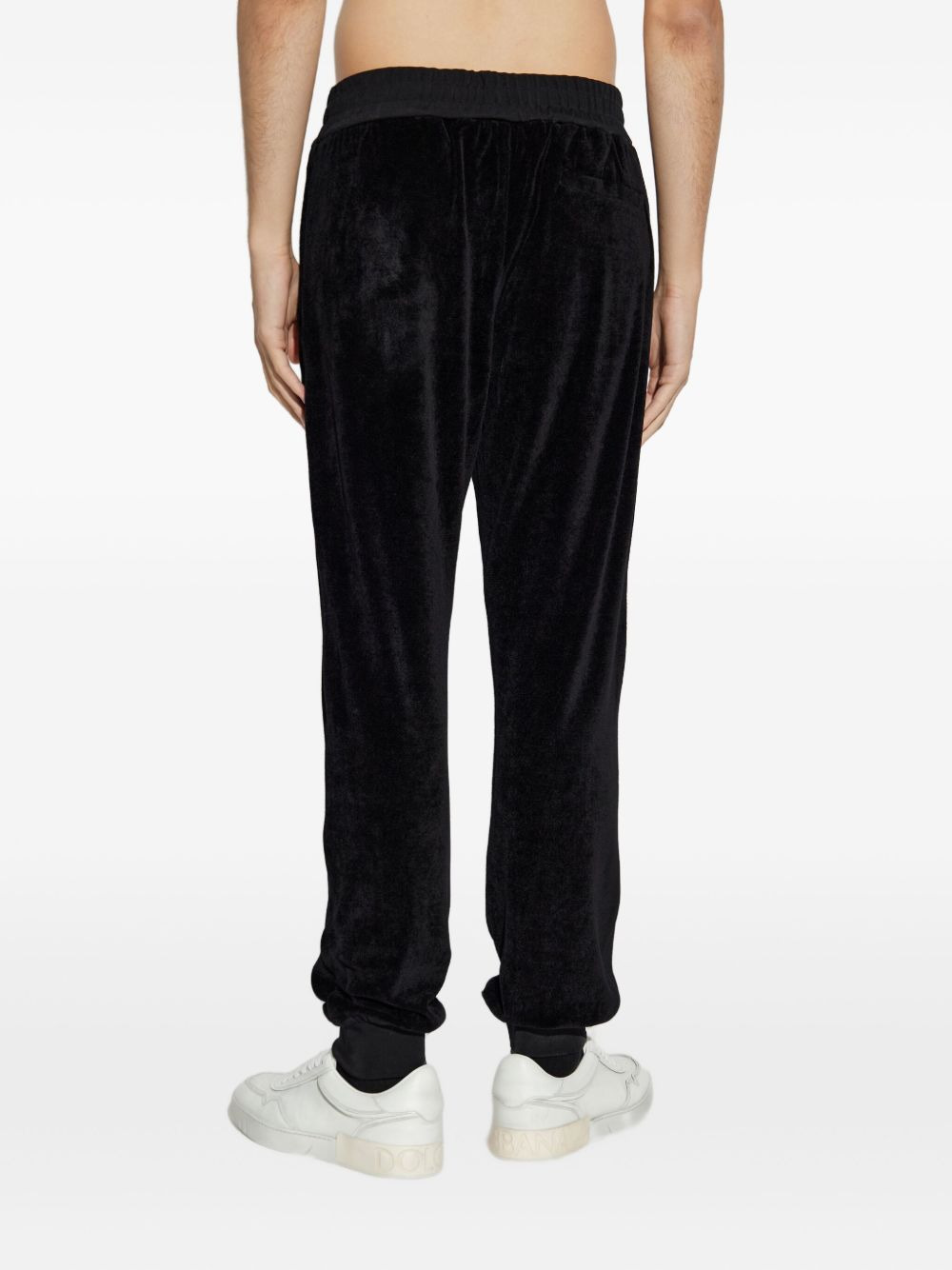 Medusa-embroidered track pants - 4