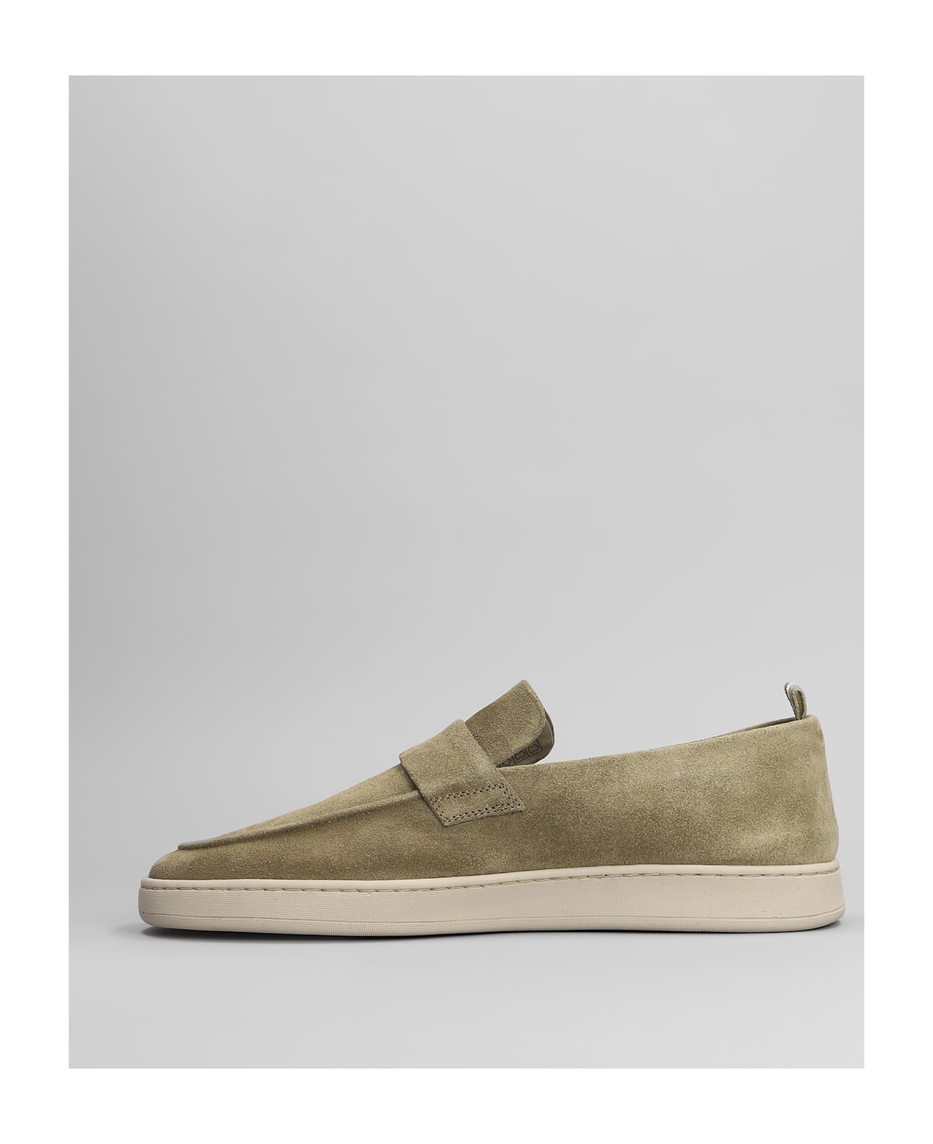 Herbie 001 Loafers In Green Suede - 3