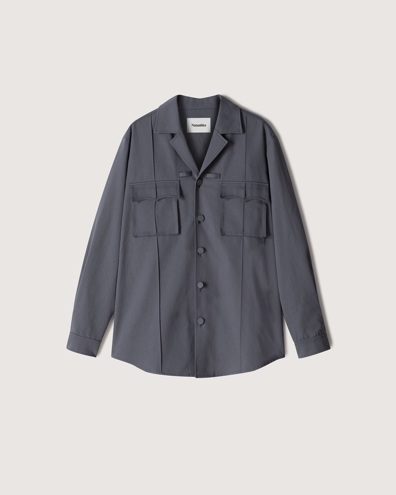 Pintucked Twill Shirt - 1