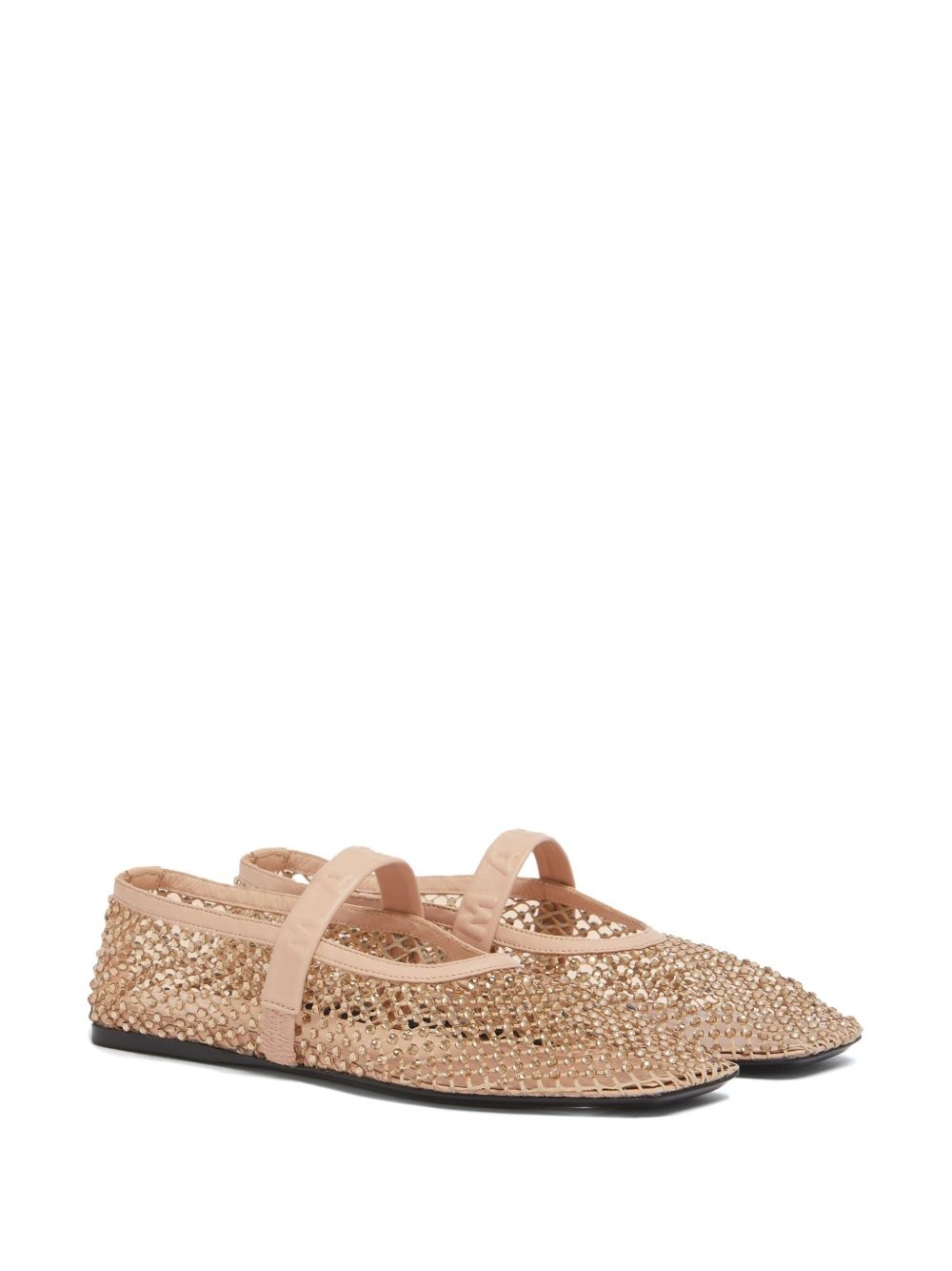 mesh ballerina shoes - 2
