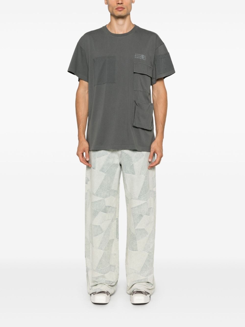 numbers-motif T-shirt - 2
