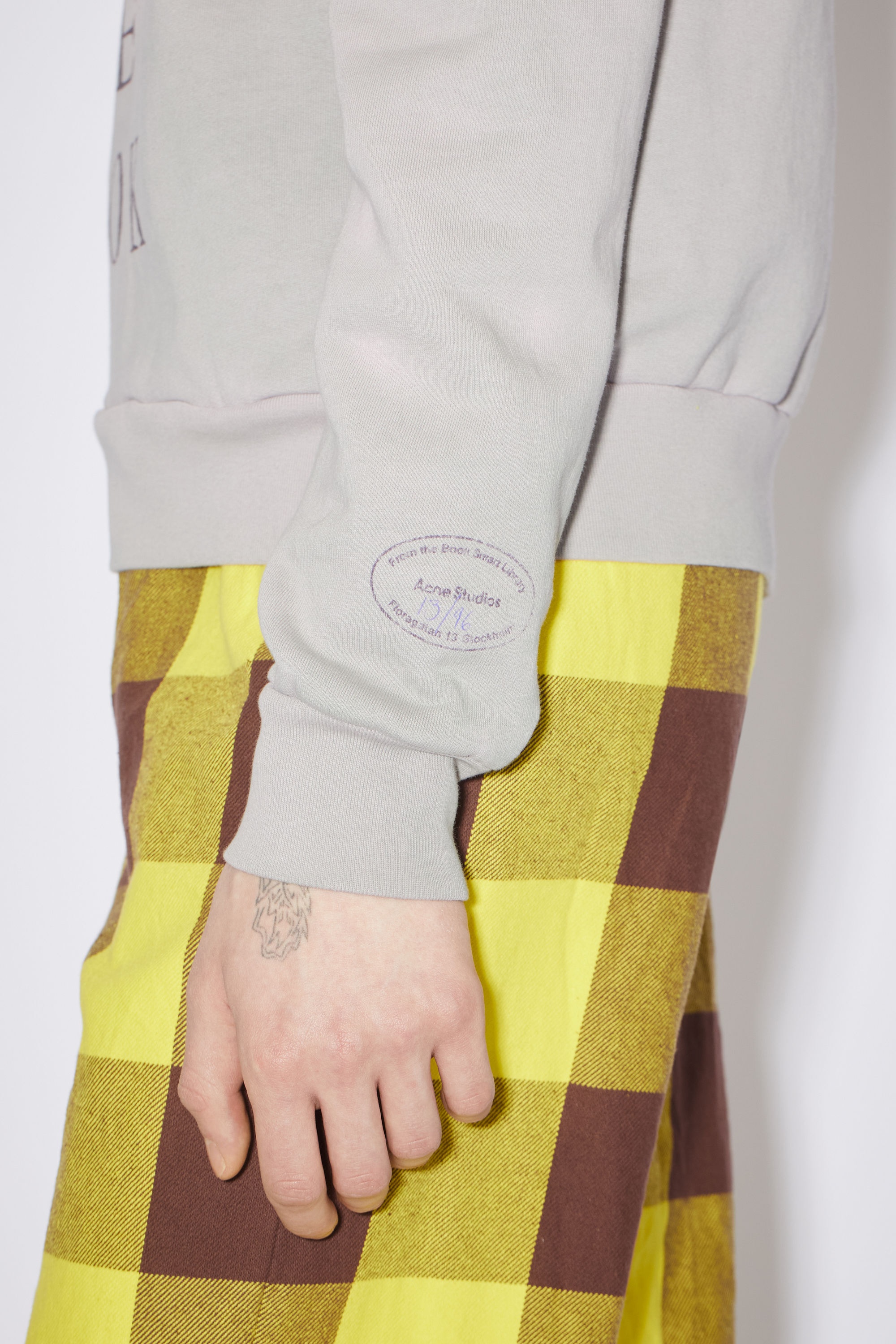 Heat reactive hooded sweatshirt - Grey/purple - 4