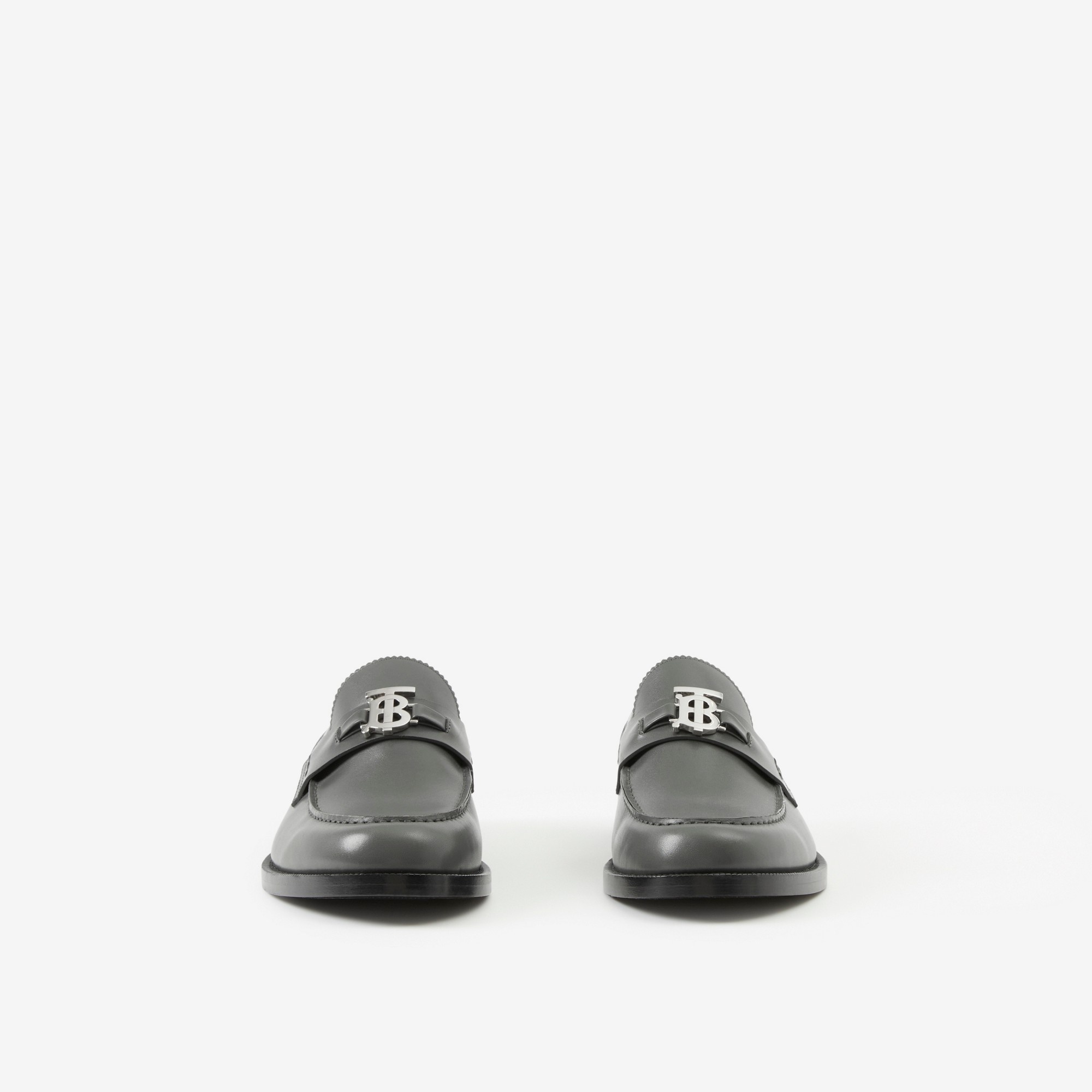 Monogram Motif Leather Loafers - 2