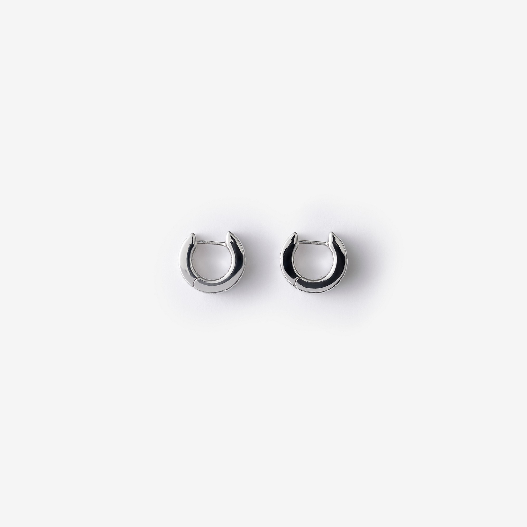 Silver Rose Earrings - 2