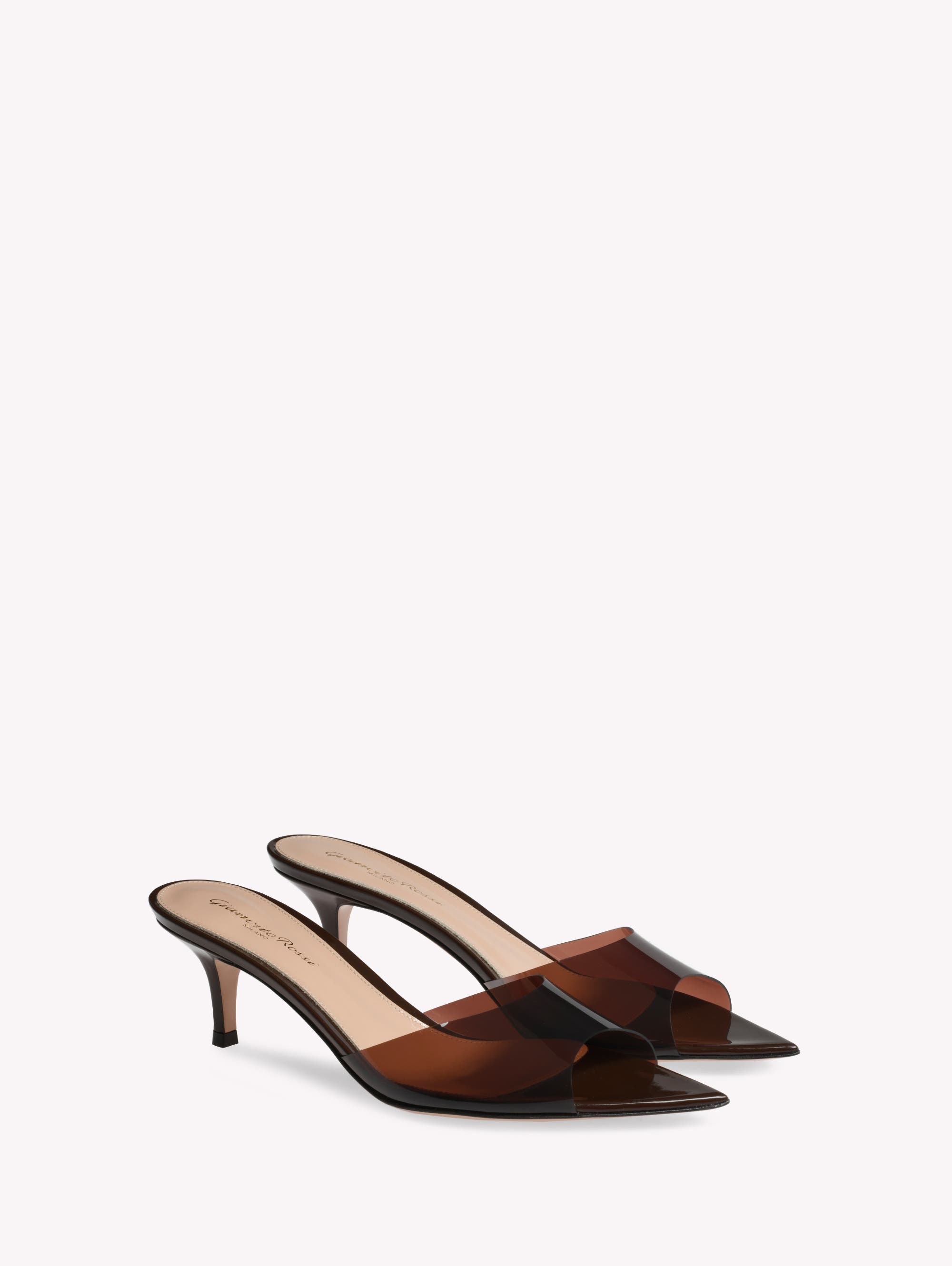 Gianvito Rossi Elle 55 Mules in Brown at Nordstrom - 2