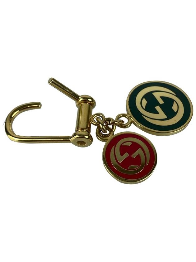 Interlocking G Enamel Keyholder Gold - 3