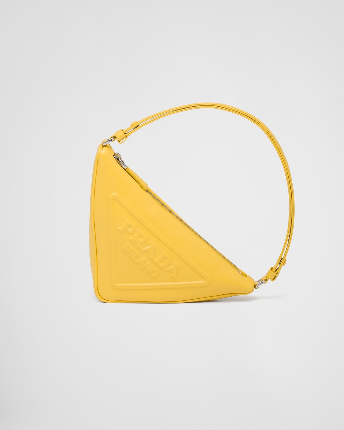 Prada Triangle leather pouch - 1
