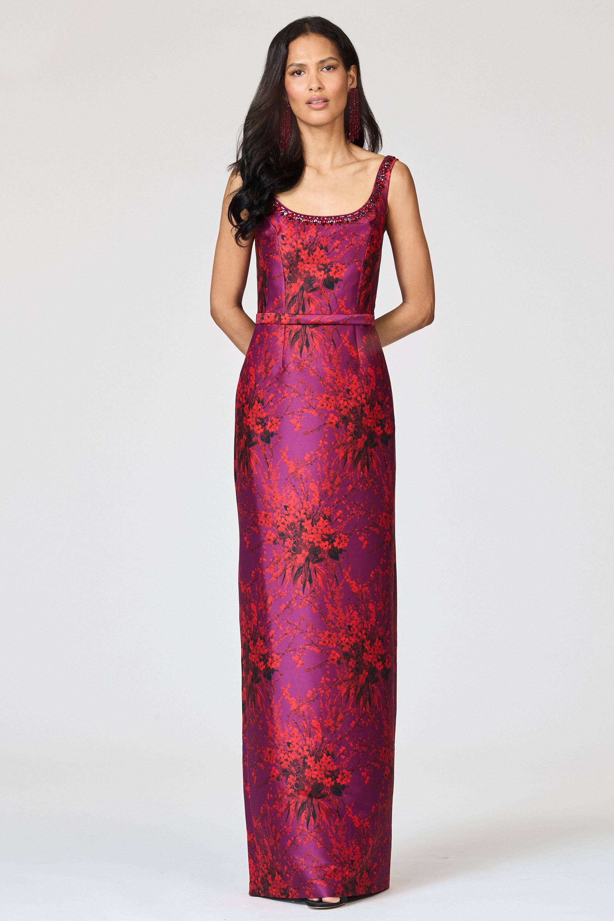 LANA GOWN - RASPBERRY BOUQUET - 2