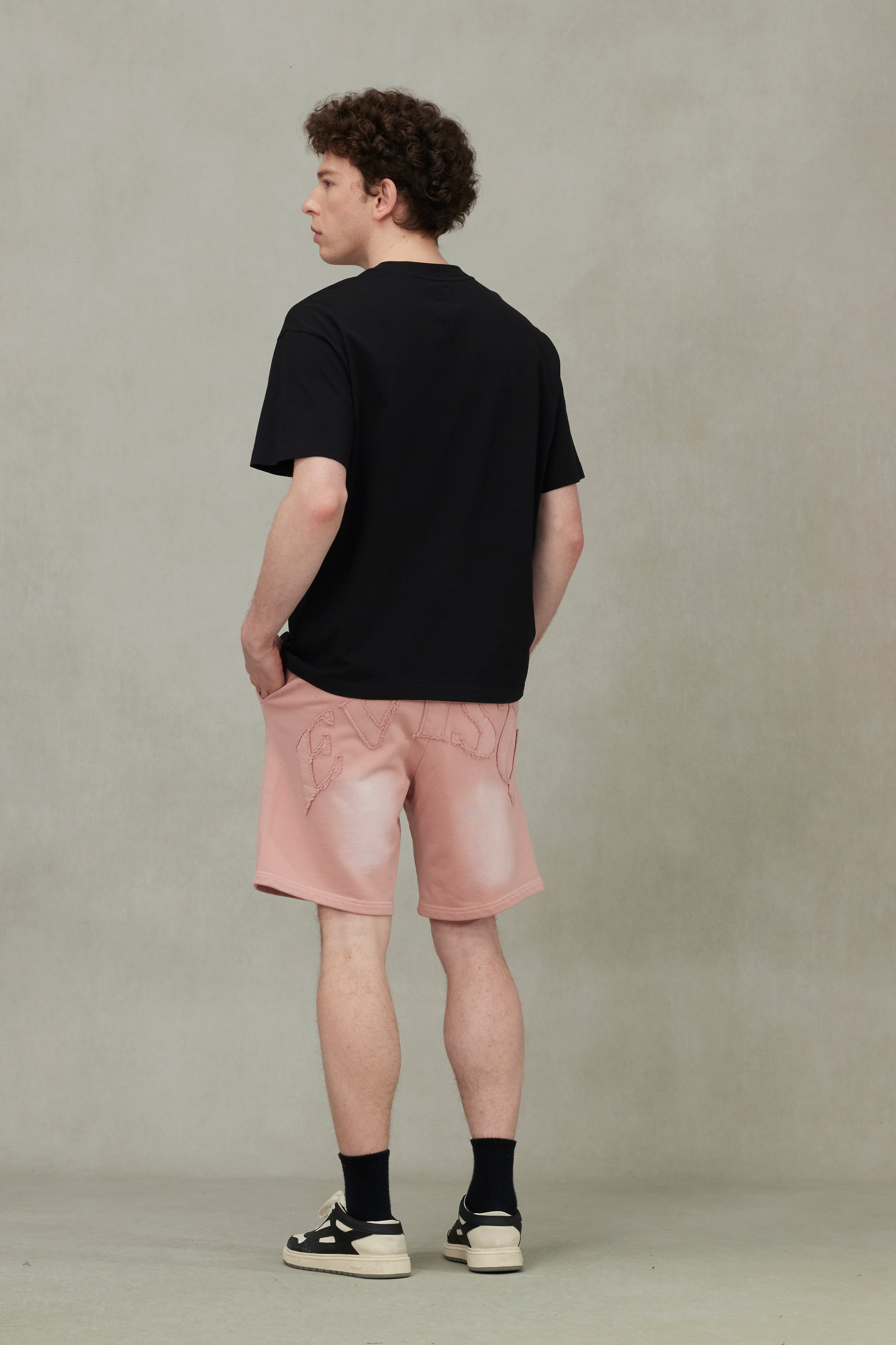 Seagull Embroidery Stitching Pocket Relax Fit T-Shirt - 4