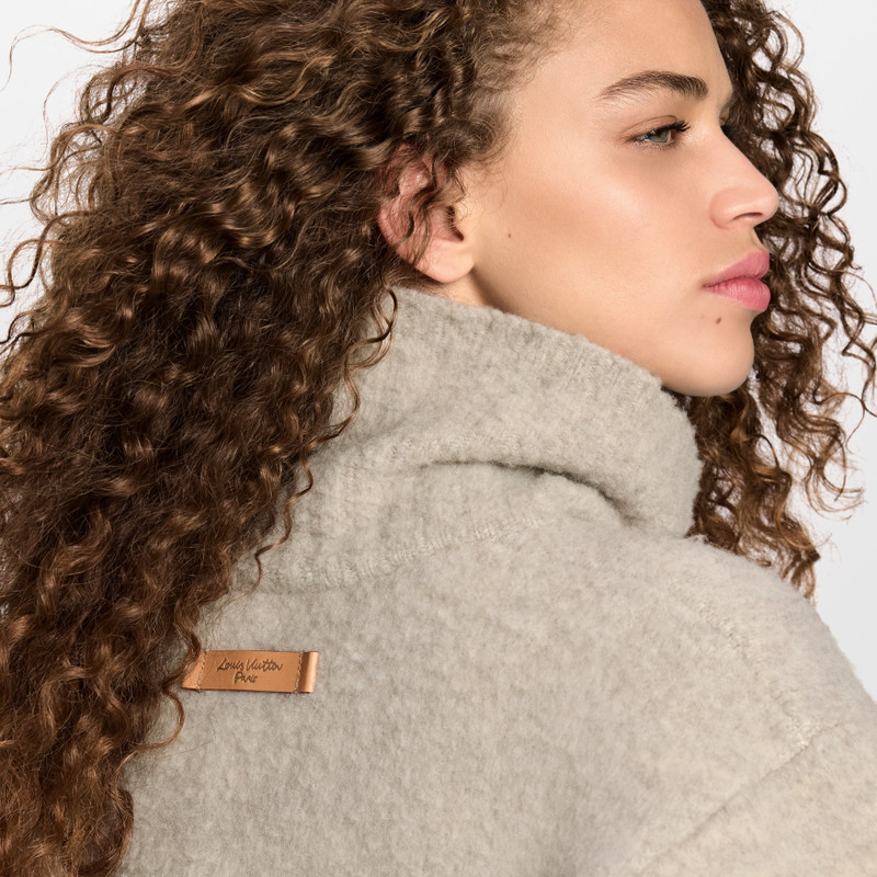 Cropped Brushed Knit Pullover 6