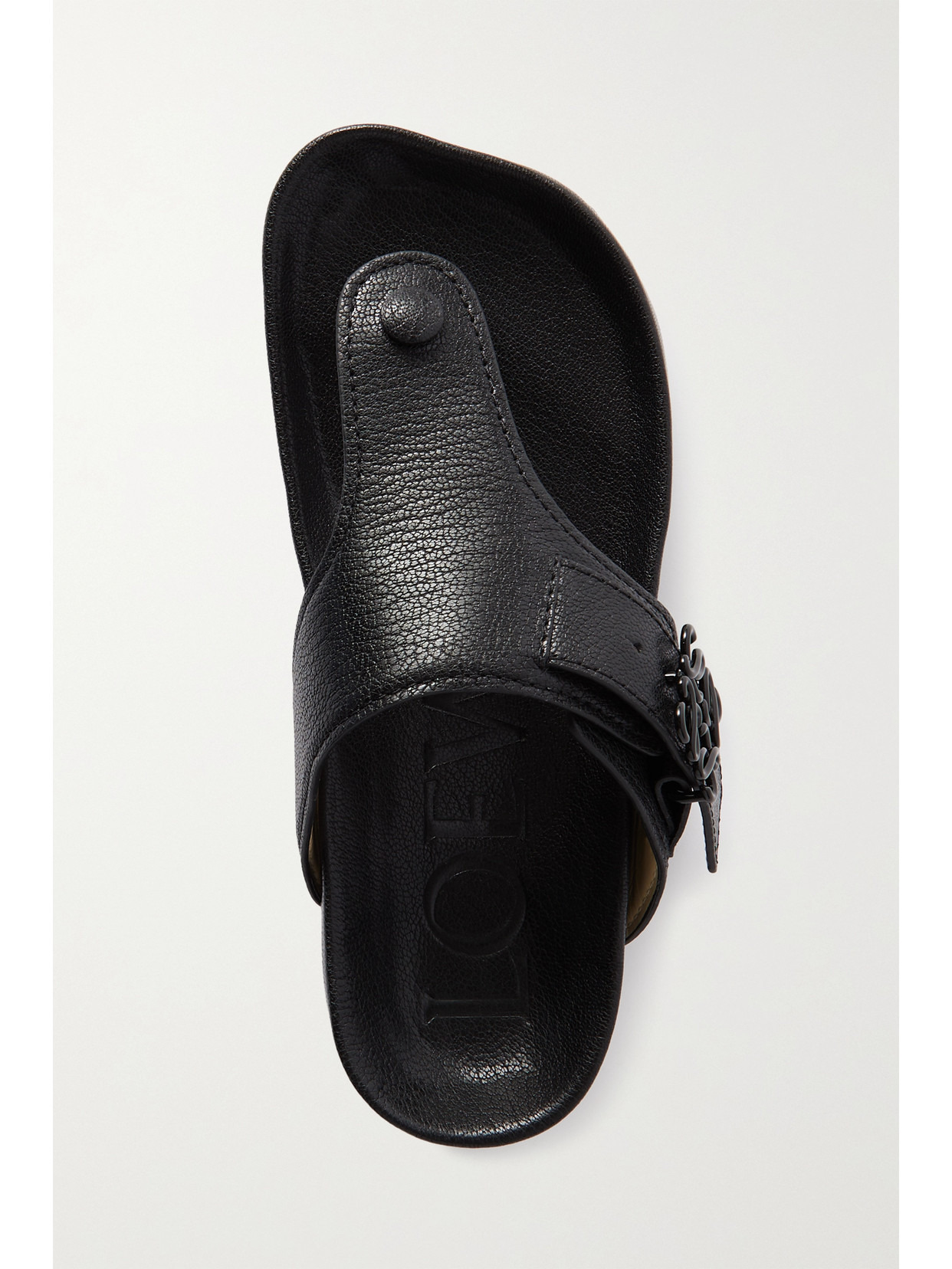 Ease Embellished Textured-leather Sandals - 5