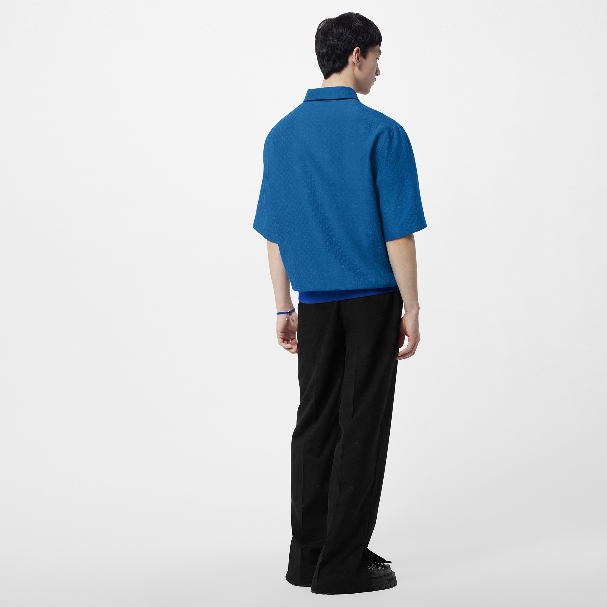 Mini Monogram Silk Blend Polo Shirt - 3