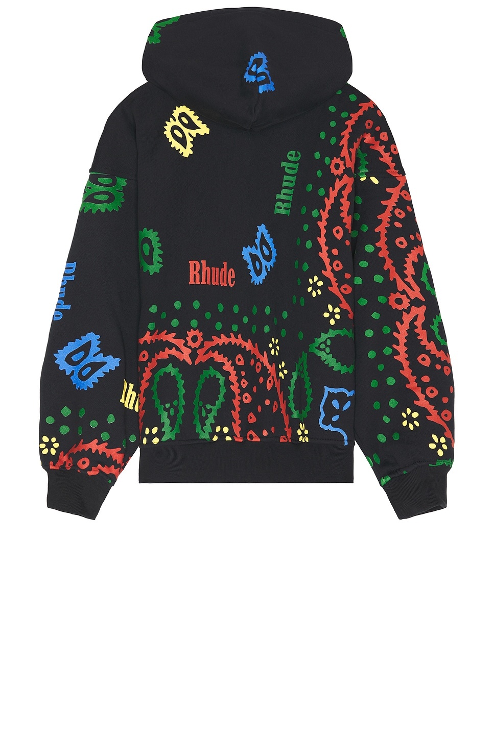 Bandana Print Full Zip Hoodie - 2