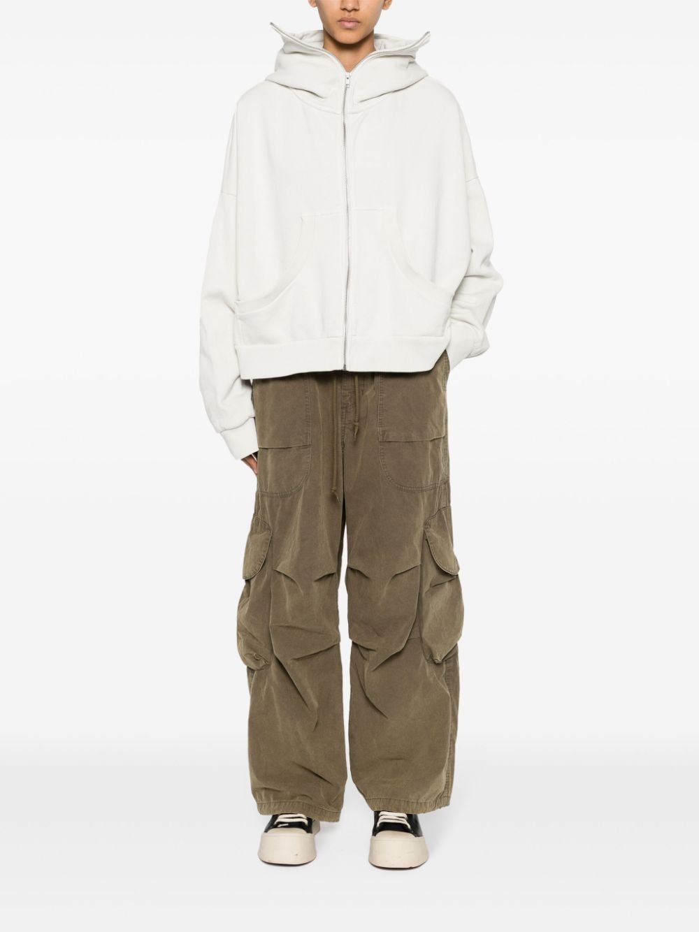 Full Zip cotton hoodie - 3